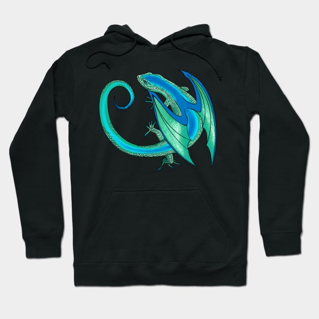 MLM Gay Pride Dragon Hoodie by AlanaReneArt